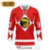 Power Ranger Red Ranger Personalized Hockey Jersey, Trending Gifts For Fans - Vesles2014s