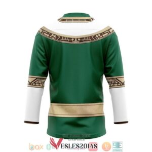 Power Rangers Zeo Green Hockey Jersey Shirt, Trending Gifts For Fans - Vesles2014s 1
