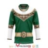 Power Rangers Zeo Green Hockey Jersey Shirt, Trending Gifts For Fans - Vesles2014s