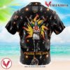 Praise The Sun Pattern Dark Souls Hawaiian Button Up Shirt, Perfect Gifts For Anime Lovers - Vesles2014S