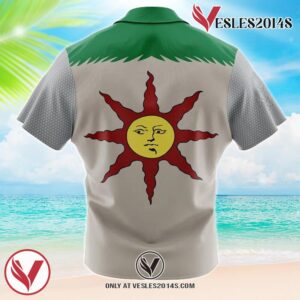 Praise the Sun Dark Souls Hawaiian Button Up Shirt, Perfect Gifts For Anime Lovers - Vesles2014S 1