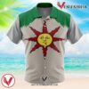 Praise the Sun Dark Souls Hawaiian Button Up Shirt, Perfect Gifts For Anime Lovers - Vesles2014S