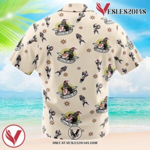 Praise the Sun Pattern Dark Souls Hawaiian Button Up Shirt, Perfect Gifts For Anime Lovers - Vesles2014S eUL 1