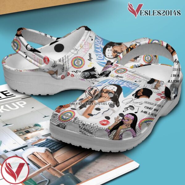 Premium Aaliyah Music Crocs Crocband Clogs Shoes, Unique Gifts For Fans - Vesles2014S 2