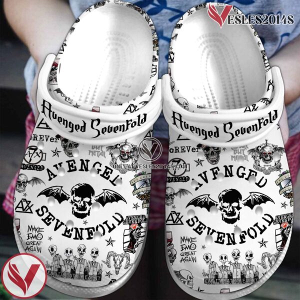 Premium Avenged Sevenfold Music Crocs Crocband Clogs Shoes, Unique Gifts For Fans - Vesles2014S