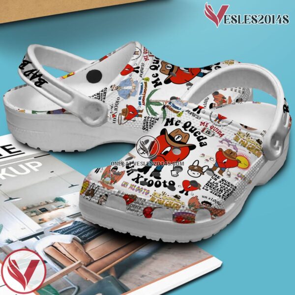 Premium Bad Bunny Music Crocs Crocband Clogs Shoes, Unique Gifts For Fans Style 2 - Vesles2014S 3