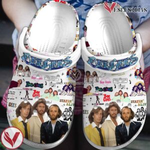 Premium Bee Gees Music Crocs Crocband Clogs Shoes, Unique Gifts For Fans - Vesles2014S