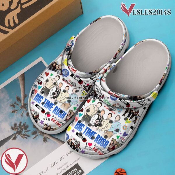 Premium Big Time Rush Music Crocs Crocband Clogs Shoes, Unique Gifts For Fans - Vesles2014S 3