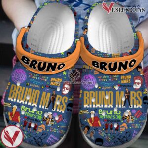 Premium Bruno Mars Singer Music Crocs Crocband Clogs Shoes, Unique Gifts For Fans Style 2 - Vesles2014S