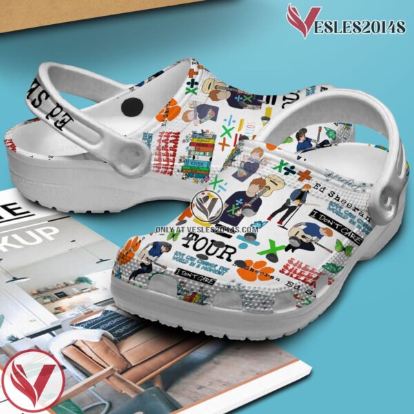 Premium Ed Sheeran Music Crocs Crocband Clogs Shoes, Unique Gifts For Fans Style 2 - Vesles2014S 3