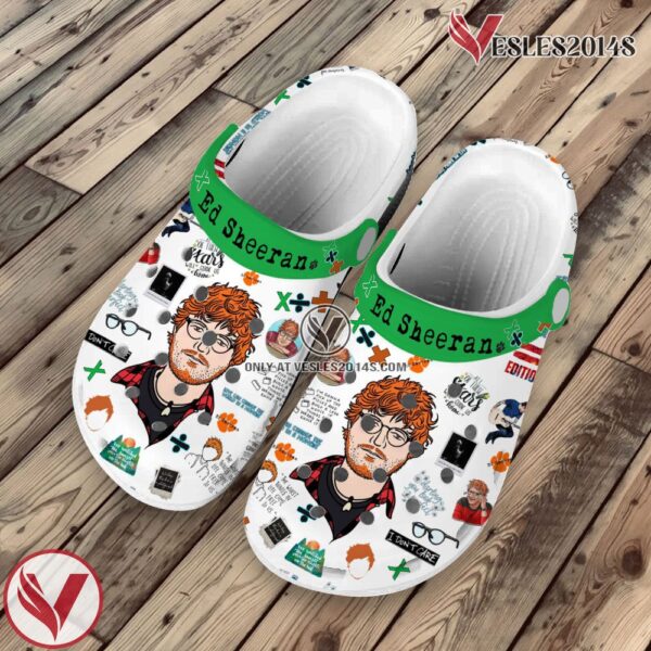 Premium Ed Sheeran Singer Music Crocs Crocband Clogs Shoes, Unique Gifts For Fans Style 1 - Vesles2014S 2