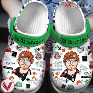 Premium Ed Sheeran Singer Music Crocs Crocband Clogs Shoes, Unique Gifts For Fans Style 1 - Vesles2014S