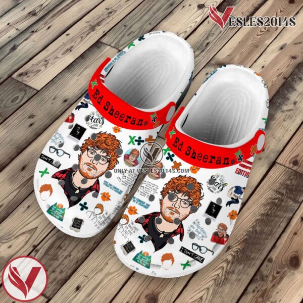 Premium Ed Sheeran Singer Music Crocs Crocband Clogs Shoes, Unique Gifts For Fans Style 2 - Vesles2014S 2