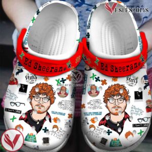 Premium Ed Sheeran Singer Music Crocs Crocband Clogs Shoes, Unique Gifts For Fans Style 2 - Vesles2014S