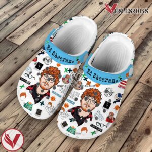 Premium Ed Sheeran Singer Music Crocs Crocband Clogs Shoes, Unique Gifts For Fans Style 3 - Vesles2014S 2