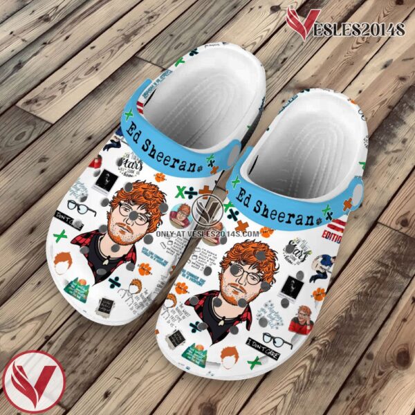 Premium Ed Sheeran Singer Music Crocs Crocband Clogs Shoes, Unique Gifts For Fans Style 3 - Vesles2014S 2