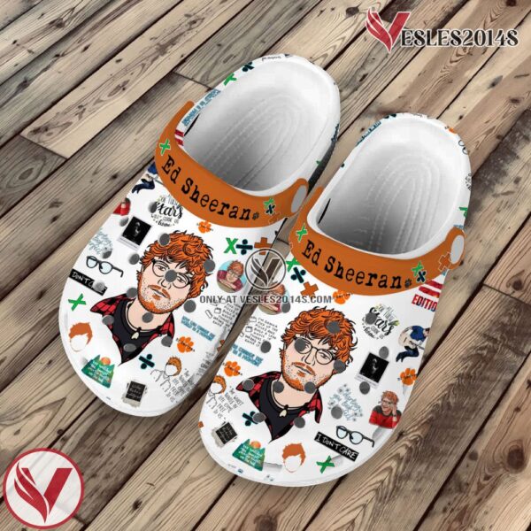 Premium Ed Sheeran Singer Music Crocs Crocband Clogs Shoes, Unique Gifts For Fans Style 4 - Vesles2014S 2