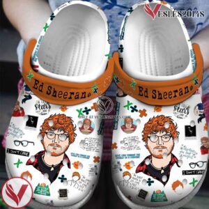 Premium Ed Sheeran Singer Music Crocs Crocband Clogs Shoes, Unique Gifts For Fans Style 4 - Vesles2014S