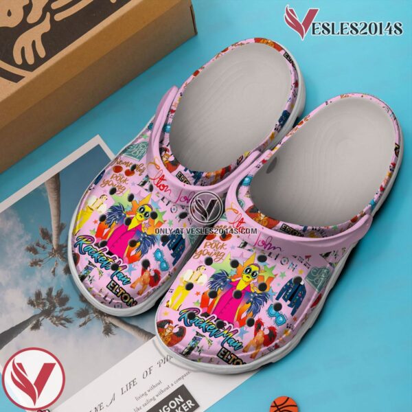 Premium Elton John Music Crocs Crocband Clogs Shoes, Unique Gifts For Fans Style 1 - Vesles2014S 3