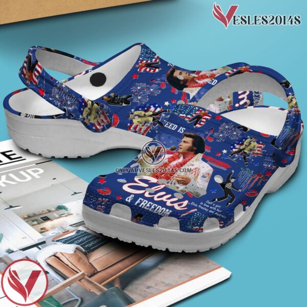 Premium Elvis Presley Music Crocs Crocband Clogs Shoes, Unique Gifts For Fans Style 1 - Vesles2014S 2