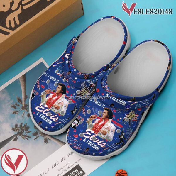 Premium Elvis Presley Music Crocs Crocband Clogs Shoes, Unique Gifts For Fans Style 1 - Vesles2014S 3