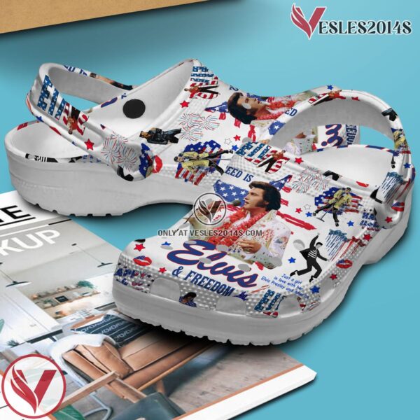 Premium Elvis Presley Music Crocs Crocband Clogs Shoes, Unique Gifts For Fans Style 2 - Vesles2014S 2