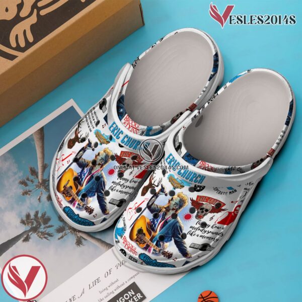 Premium Eric Church Music Crocs Crocband Clogs Shoes, Unique Gifts For Fans - Vesles2014S 3