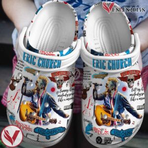 Premium Eric Church Music Crocs Crocband Clogs Shoes, Unique Gifts For Fans - Vesles2014S