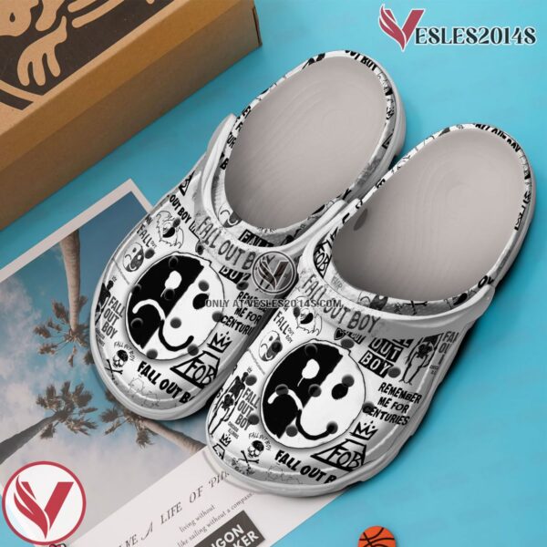Premium Fall Out Boy Music Crocs Crocband Clogs Shoes, Unique Gifts For Fans - Vesles2014S 2