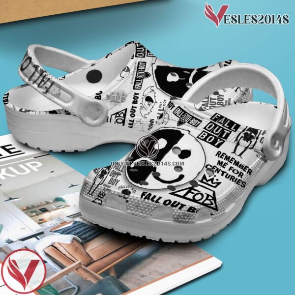 Premium Fall Out Boy Music Crocs Crocband Clogs Shoes, Unique Gifts For Fans - Vesles2014S 3