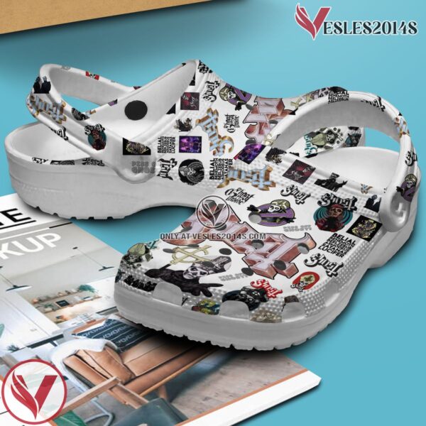 Premium Ghost Music Crocs Crocband Clogs Shoes, Unique Gifts For Fans - Vesles2014S 4
