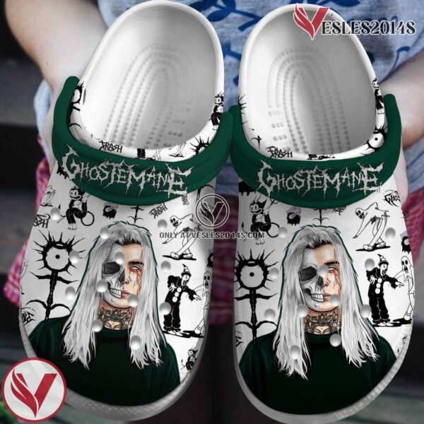Premium Ghostemane Music Crocs Crocband Clogs Shoes, Unique Gifts For Fans Style 1 - Vesles2014S