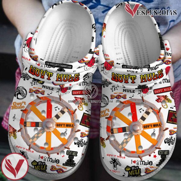 Premium Gov’t Mule Music Crocs Crocband Clogs Shoes, Unique Gifts For Fans - Vesles2014S