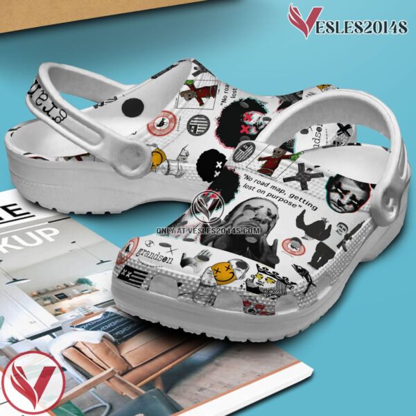 Premium Grandson xx Music Crocs Crocband Clogs Shoes, Unique Gifts For Fans Style 1 - Vesles2014S 2
