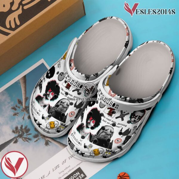 Premium Grandson xx Music Crocs Crocband Clogs Shoes, Unique Gifts For Fans Style 1 - Vesles2014S 3