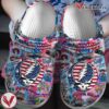 Premium Greatful Dead Music Crocs Crocband Clogs Shoes, Unique Gifts For Fans Style 1 - Vesles2014S