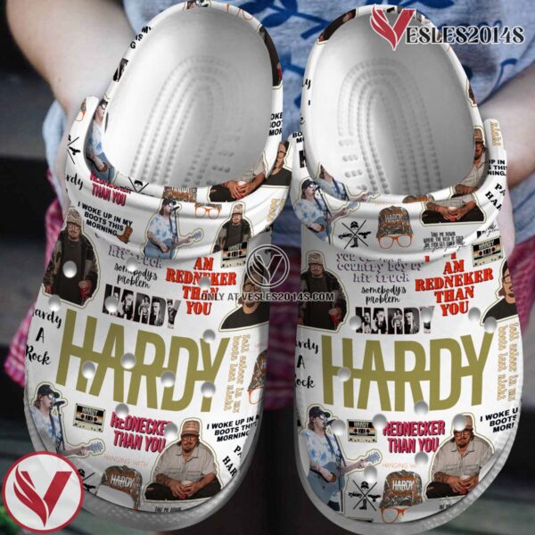 Premium Hardy Music Crocs Crocband Clogs Shoes, Unique Gifts For Fans - Vesles2014S