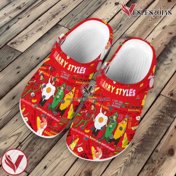 Premium Harry Styles Singer Music Crocs Crocband Clogs Shoes, Unique Gifts For Fans Style 1 - Vesles2014S 2