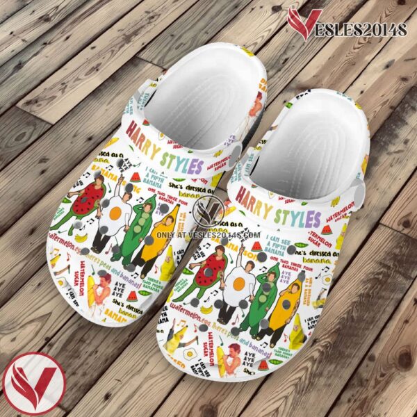 Premium Harry Styles Singer Music Crocs Crocband Clogs Shoes, Unique Gifts For Fans Style 3 - Vesles2014S 2