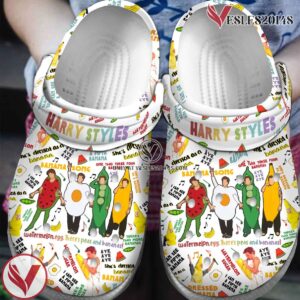 Premium Harry Styles Singer Music Crocs Crocband Clogs Shoes, Unique Gifts For Fans Style 3 - Vesles2014S