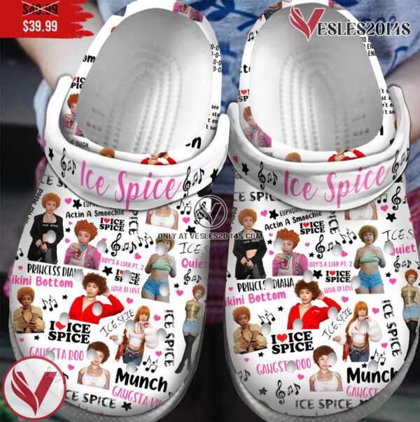 Premium Ice Spice Music Crocs Crocband Clogs Shoes, Unique Gifts For Fans - Vesles2014S
