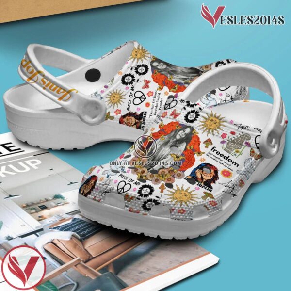 Premium Janis Joplin Music Crocs Crocband Clogs Shoes, Unique Gifts For Fans - Vesles2014S 2