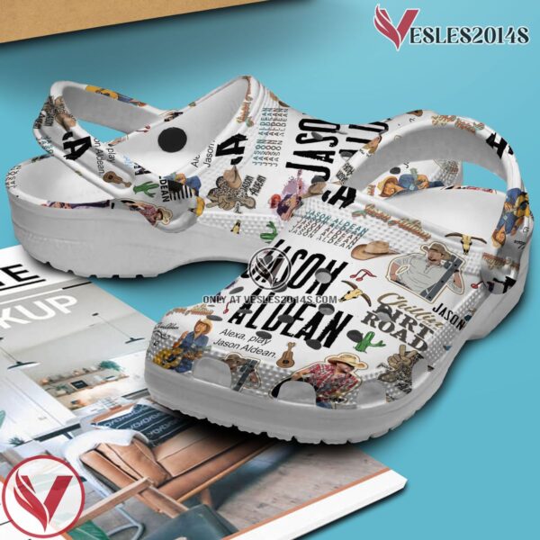 Premium Jason Aldean Music Crocs Crocband Clogs Shoes, Unique Gifts For Fans Style 1 - Vesles2014S 3