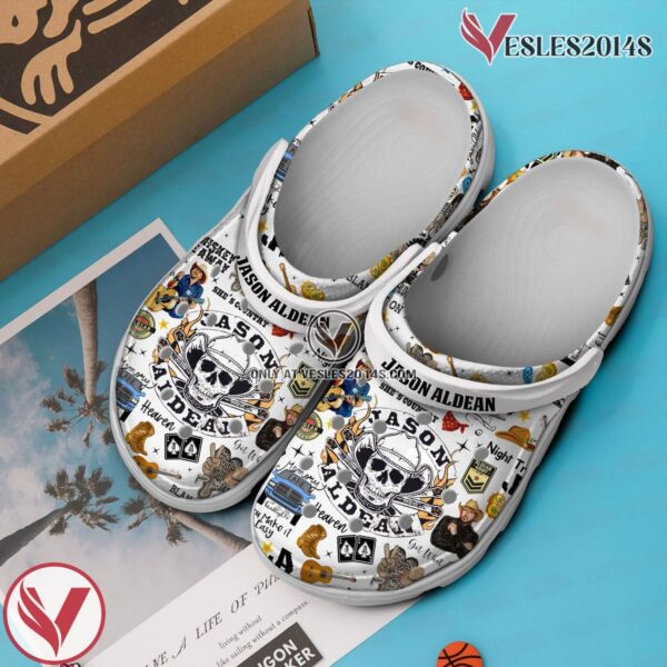 Premium Jason Aldean Music Crocs Crocband Clogs Shoes, Unique Gifts For Fans Style 2 - Vesles2014S 3