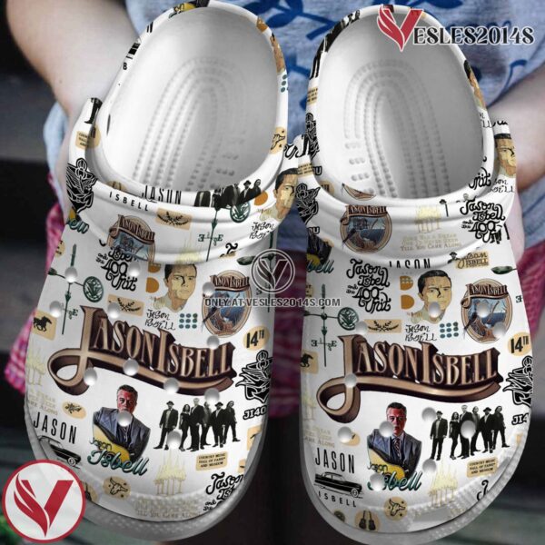 Premium Jason Isbell Music Crocs Crocband Clogs Shoes, Unique Gifts For Fans - Vesles2014S