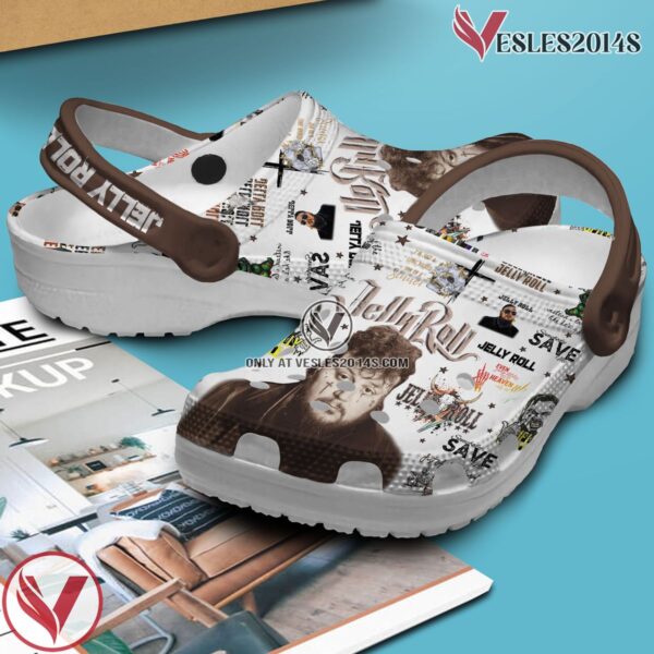 Premium Jelly Roll Music Crocs Crocband Clogs Shoes, Unique Gifts For Fans - Vesles2014S 2