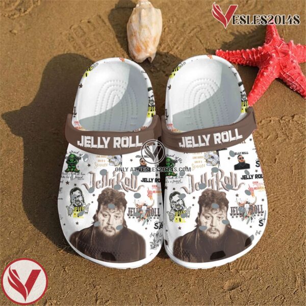 Premium Jelly Roll Music Crocs Crocband Clogs Shoes, Unique Gifts For Fans - Vesles2014S 4