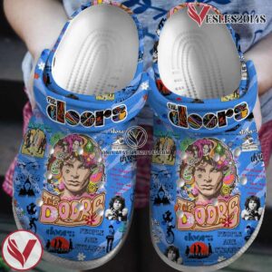 Premium Jim Morrison Music Crocs Crocband Clogs Shoes, Unique Gifts For Fans Style 1 - Vesles2014S