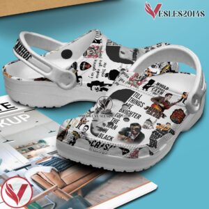 Premium Johnny Cash Music Crocs Crocband Clogs Shoes, Unique Gifts For Fans - Vesles2014S 3