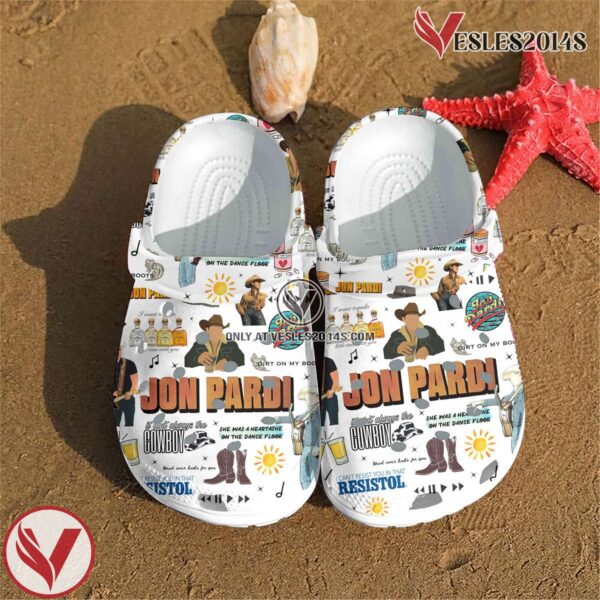 Premium Jon Pardi Music Crocs Crocband Clogs Shoes, Unique Gifts For Fans - Vesles2014S